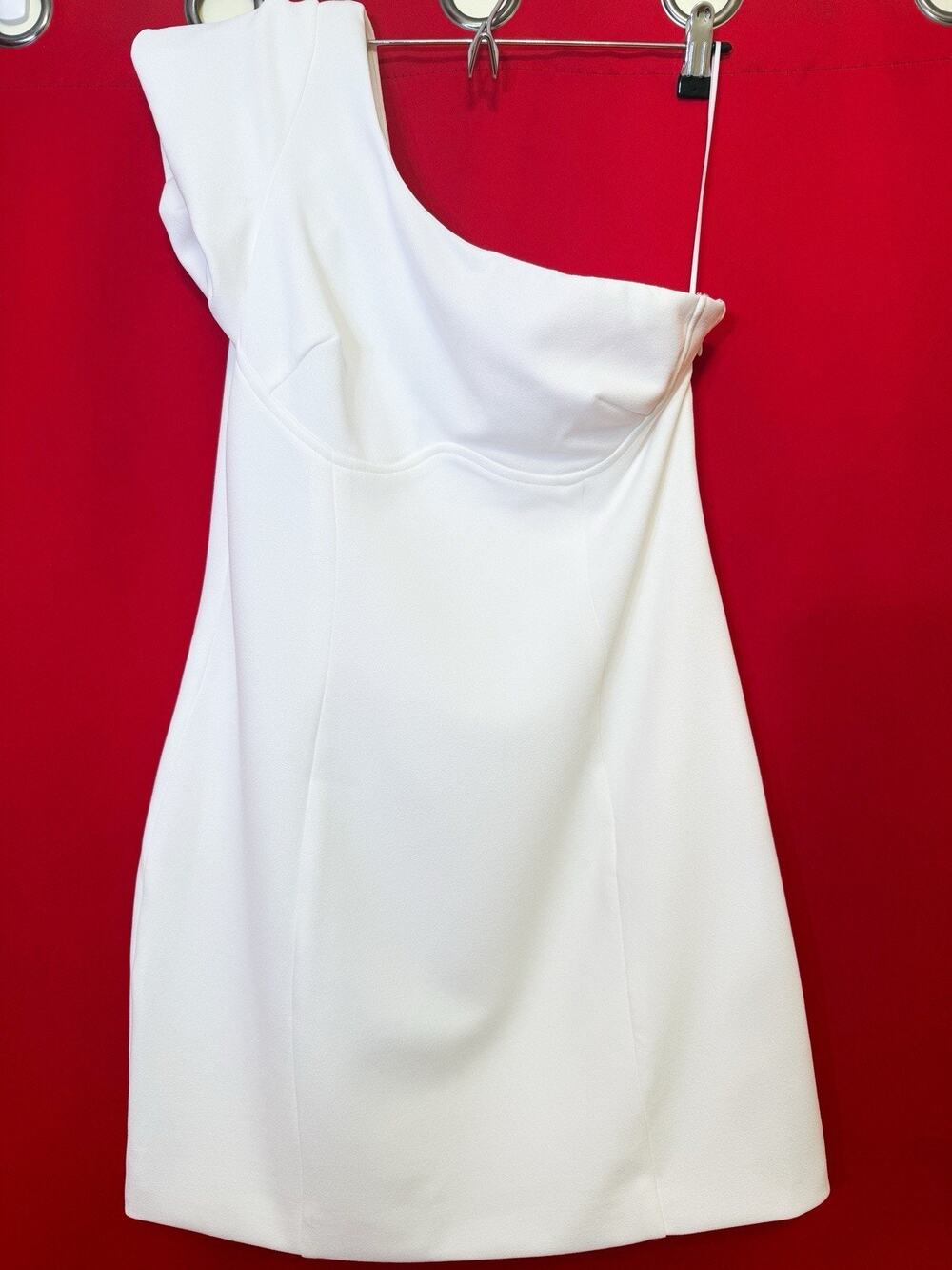 NWT Sz Large Medium US 8  HELLO MOLLY Romantic White Sexy Women’s Mini Dress